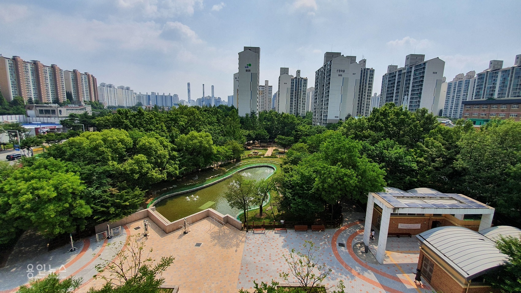 신정문화공원 연못분수 갖춘 주민 쉼터로 새 단장 